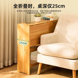 Folding Desk Computer Table Office Desk Student Home Small Desktop Solid Wood Bedroom Bedside Writing Workstation