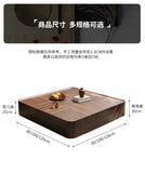 Modern Wood Coffee Table Storage Drawers Space Saving Simple Coffee Table Minimalist Center Mesa Auxiliar Living Room Furniture