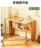 Folding Desk Computer Table Office Desk Student Home Small Desktop Solid Wood Bedroom Bedside Writing Workstation