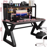 Aesthetic Funny Computer Table Storage Modern Gaming Designer Computer Table Stainless Steel Bureau Meuble Home Furniture
