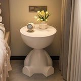 Side End Table Flat Head Figurine Small Cartoon Statue Ornament Sofa Edge Table for Household Coffee Table Living Room Corner