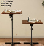 Mobile Bedside Table Household Office Desk Bedroom Folding Tables Student Dormitory Elevating Computer Desk Movable Workbench