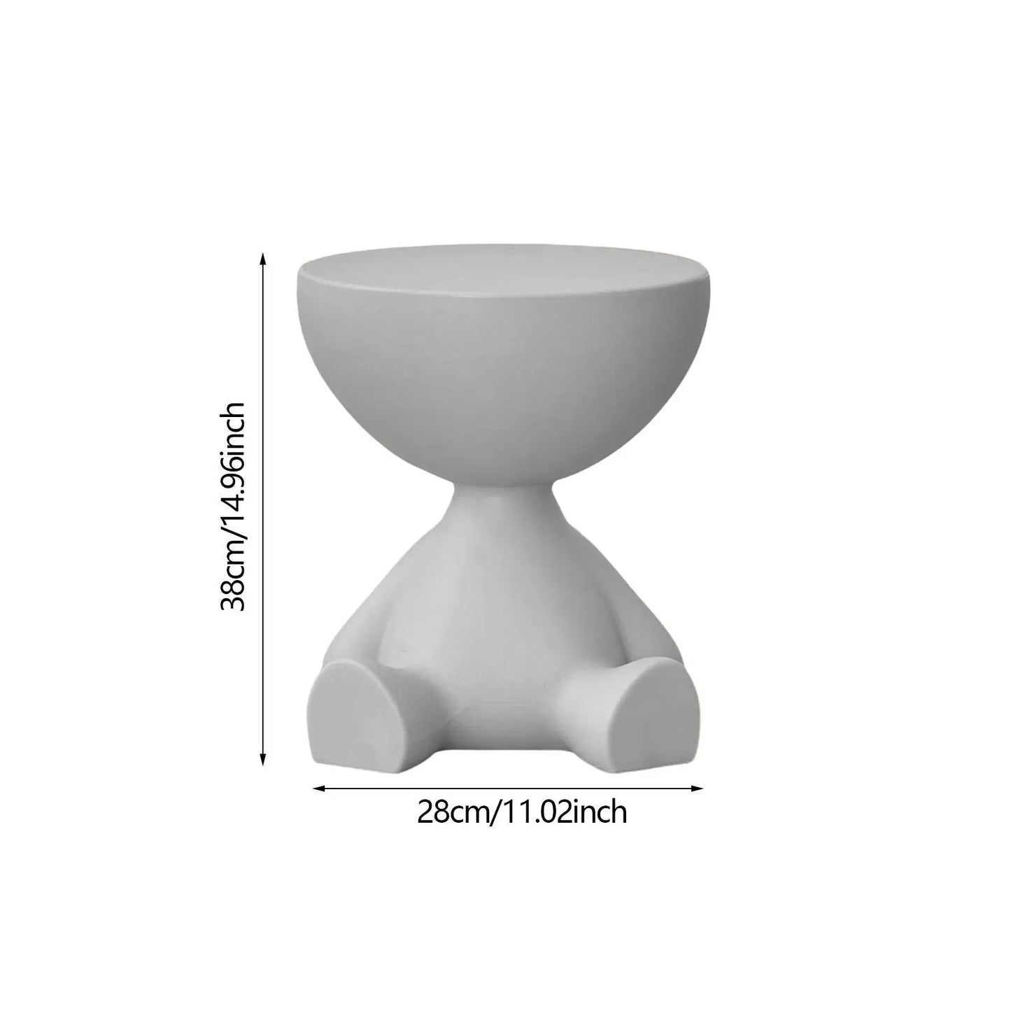 Creative Flat Coffee Table Cream Style Home Living Room Sofa Side Table Bedside Small Table Movable Small Round Table Corner