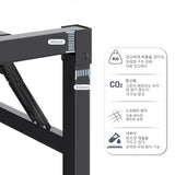 Simple Folding Desk, Desk, Home Dining Table, Rectangular Office Desk, Computer Desk, Student Learning Desk, Training Desk