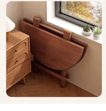 Foldable Dining Table Sturdy Folding Desk for Kitchen Restaurant Furniture No Assembly Needed Study Office Desk Strong Stable