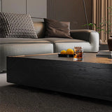 Modern Wood Coffee Table Storage Drawers Space Saving Simple Coffee Table Minimalist Center Mesa Auxiliar Living Room Furniture