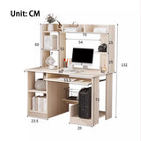 Modern Office All-in-One Desk with Storage Drawers and Shelf Home Gaming Writing Computer Table PC Gamer Desks Table for Bedroom