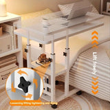 Multifunctional Adjustable Expandable Foldable Table - Portable Non-Wooden Design, Suitable for Home Office