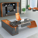 Executive Light Luxury Office Desk In Stock Designer Storage Organizer Computer Desks L Shaped Quality Bureau Meuble Furniture