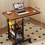 Multi-Functional Small Desk for Bedroom/Dorm/Home Office, Space-Saving Study Table for Students & Lazy Person