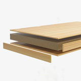 Solid Wood Nightstand Bedside End Table with Storage Drawer Bedroom Organizer