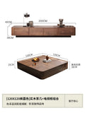 Modern Wood Coffee Table Storage Drawers Space Saving Simple Coffee Table Minimalist Center Mesa Auxiliar Living Room Furniture