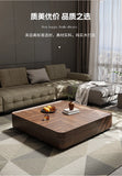 Modern Wood Coffee Table Storage Drawers Space Saving Simple Coffee Table Minimalist Center Mesa Auxiliar Living Room Furniture