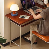Solid Wood Coffee Table Retro Office Side Table Nordic Rectangle Wooden Computer Desk Dressing Tables Living Room Furnitures