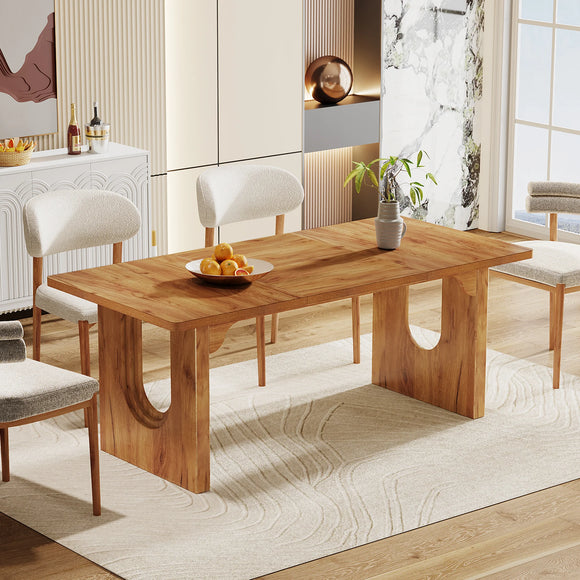 Tribesigns Modern Dining Table for 6 to 8 People, 71