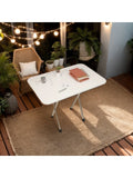 Multifunctional Folding Table - Space-Saving Desktop and Dining Table for Home, Rental Space and Exhibition, Easy to Carry Table