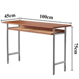 Solid Wood Coffee Table Retro Office Side Table Nordic Rectangle Wooden Computer Desk Dressing Tables Living Room Furnitures