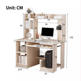 Modern Office All-in-One Desk with Storage Drawers and Shelf Home Gaming Writing Computer Table PC Gamer Desks Table for Bedroom