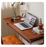Solid Wood Coffee Table Retro Office Side Table Nordic Rectangle Wooden Computer Desk Dressing Tables Living Room Furnitures