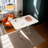 Multifunctional Folding Table - Space-Saving Desktop and Dining Table for Home, Rental Space and Exhibition, Easy to Carry Table
