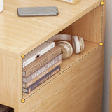 Solid Wood Nightstand Bedside End Table with Storage Drawer Bedroom Organizer