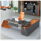 Executive Light Luxury Office Desk In Stock Designer Storage Organizer Computer Desks L Shaped Quality Bureau Meuble Furniture