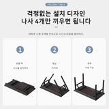 Simple Folding Desk, Desk, Home Dining Table, Rectangular Office Desk, Computer Desk, Student Learning Desk, Training Desk