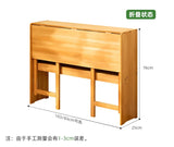 Folding Desk Computer Table Office Desk Student Home Small Desktop Solid Wood Bedroom Bedside Writing Workstation
