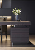 Modern Executive Table-Minimalist Metal MDF Steel Desk for Home Office School Hotel Workshop Stylish Computer Desk Design