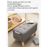 shoe change stool at home door, simple small square stool with solid wood, small bench in living room, coffee table stool