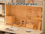 Modern Office All-in-One Desk with Storage Drawers and Shelf Home Gaming Writing Computer Table PC Gamer Desks Table for Bedroom