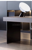 Modern Executive Table-Minimalist Metal MDF Steel Desk for Home Office School Hotel Workshop Stylish Computer Desk Design