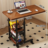 Multi-Functional Small Desk for Bedroom/Dorm/Home Office, Space-Saving Study Table for Students & Lazy Person