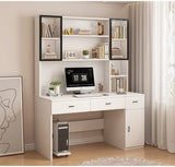 High-quality Simple Children's Study Table Wooden Desk with Bookcase Bookshelf Office Computer Desk Student Study Table