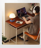 Solid Wood Coffee Table Retro Office Side Table Nordic Rectangle Wooden Computer Desk Dressing Tables Living Room Furnitures