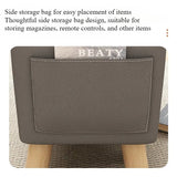 shoe change stool at home door, simple small square stool with solid wood, small bench in living room, coffee table stool