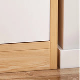 Solid Wood Nightstand Bedside End Table with Storage Drawer Bedroom Organizer