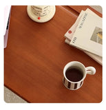 Solid Wood Coffee Table Retro Office Side Table Nordic Rectangle Wooden Computer Desk Dressing Tables Living Room Furnitures
