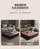 Modern Wood Coffee Table Storage Drawers Space Saving Simple Coffee Table Minimalist Center Mesa Auxiliar Living Room Furniture