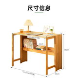 Folding Desk Computer Table Office Desk Student Home Small Desktop Solid Wood Bedroom Bedside Writing Workstation