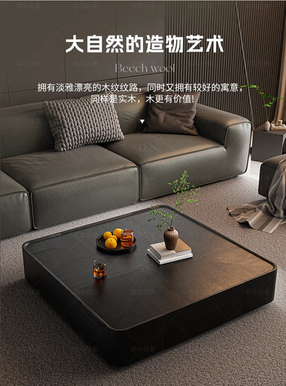 Modern Wood Coffee Table Storage Drawers Space Saving Simple Coffee Table Minimalist Center Mesa Auxiliar Living Room Furniture