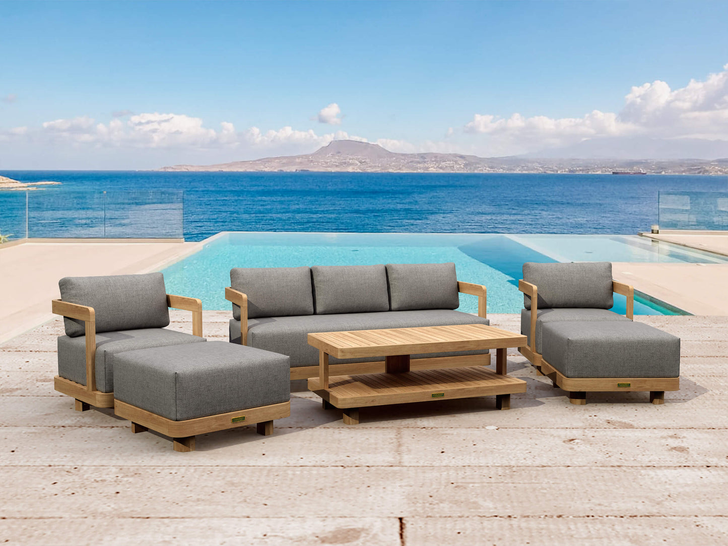SET-903 6-PC GRANADA DEEP SEATING