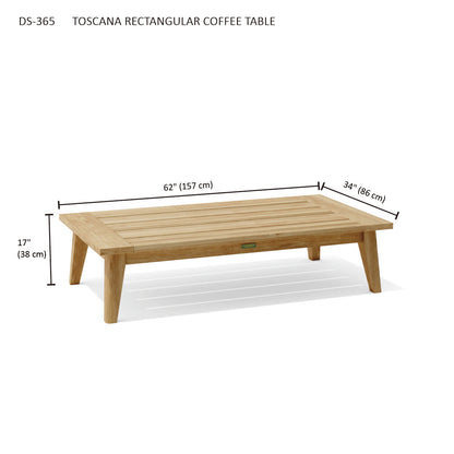 TOSCANA RECTANGULAR COFFEE TABLE