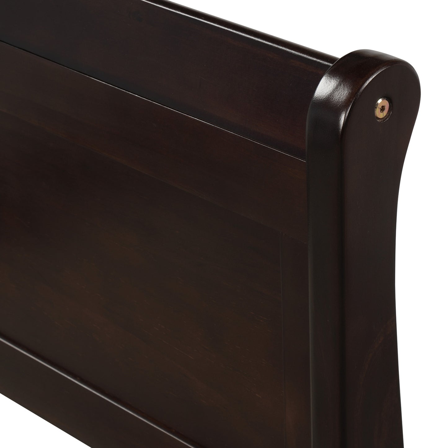 Wood Platform Twin Bed Frame With Headboard, Footboard & Wood Slat Support