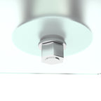 Rectangle Black Glass Coffee Table Modern Side Center Tables For Living Room