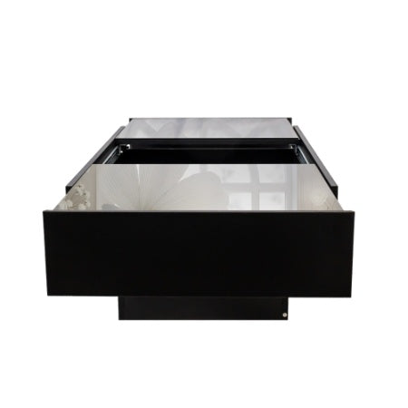 Coffee Table With Sliding Tabletop, Center Table With Hidden Storage Compartment, Extendable Table For Living Room