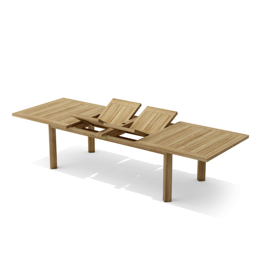 CHELSEA RECTANGULAR DOUBLE EXTENSION TABLE