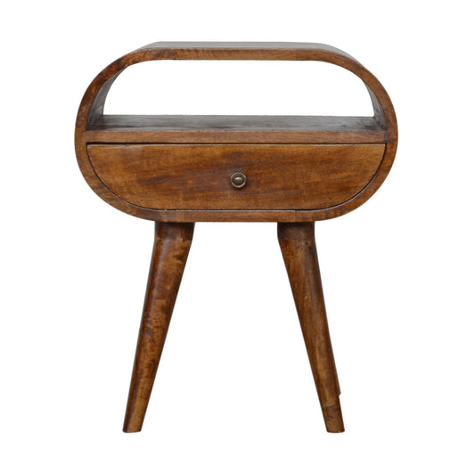 Chestnut 1 Drawer Nightstand