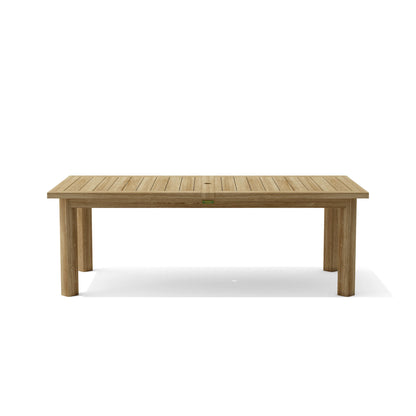 CHELSEA RECTANGULAR DOUBLE EXTENSION TABLE