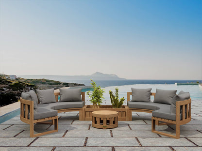 SET-809 CIRCULAR MODULAR DEEP SEATING